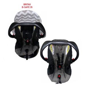 BRITAX B Safe 35 Car seat with base and canopy